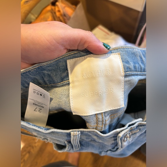 MOTHER superior size 27 the Tomcat the confession distressed jeans - Picture 6 of 8